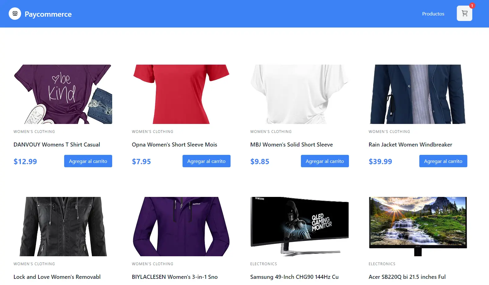 Paycommerce screenshot